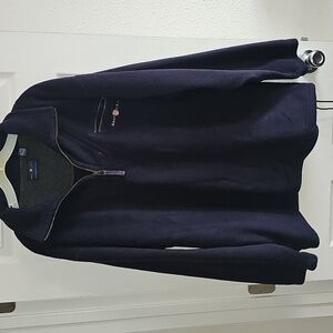 Gant Dark Blue Zip 3/4" Zip Sweat